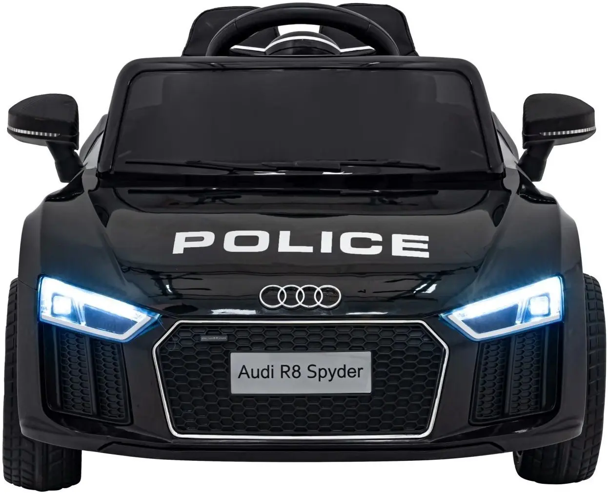 Masinuta electrica Ramiz Audi R8 Police (Black)