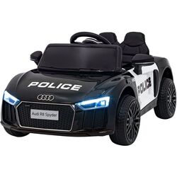 Masinuta electrica Ramiz Audi R8 Police (Black)