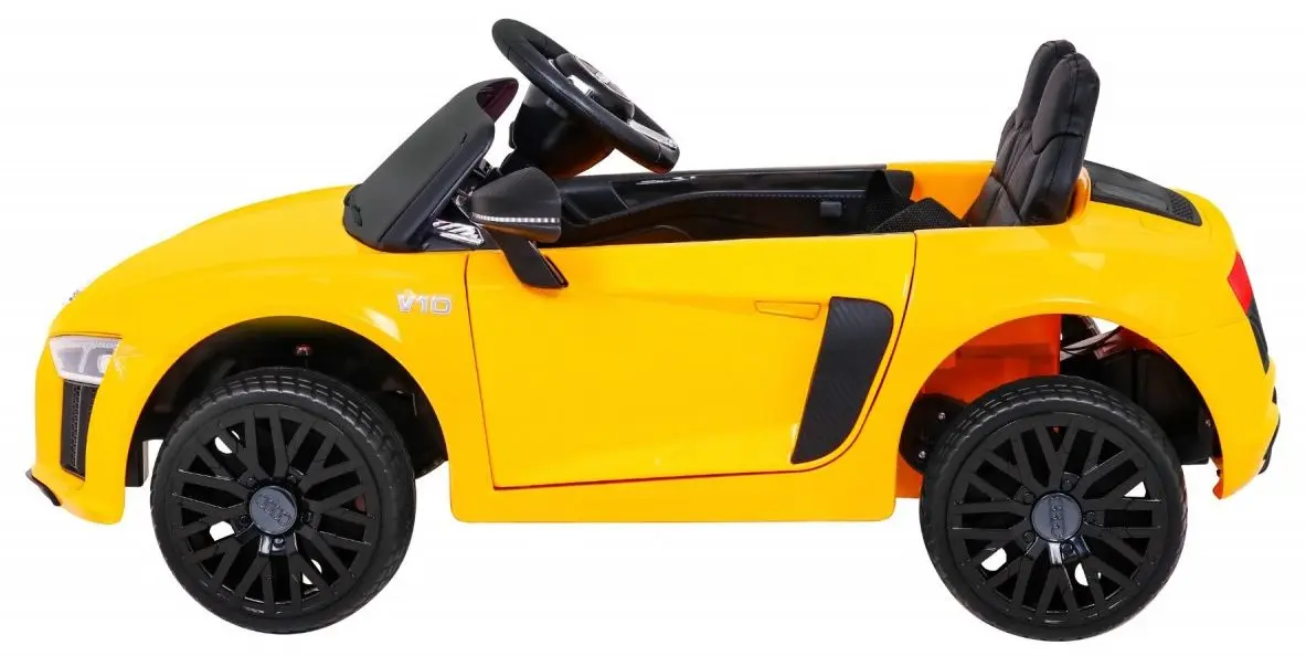 Masinuta electrica Ramiz Audi R8 Spyder Double (Yellow) - 10