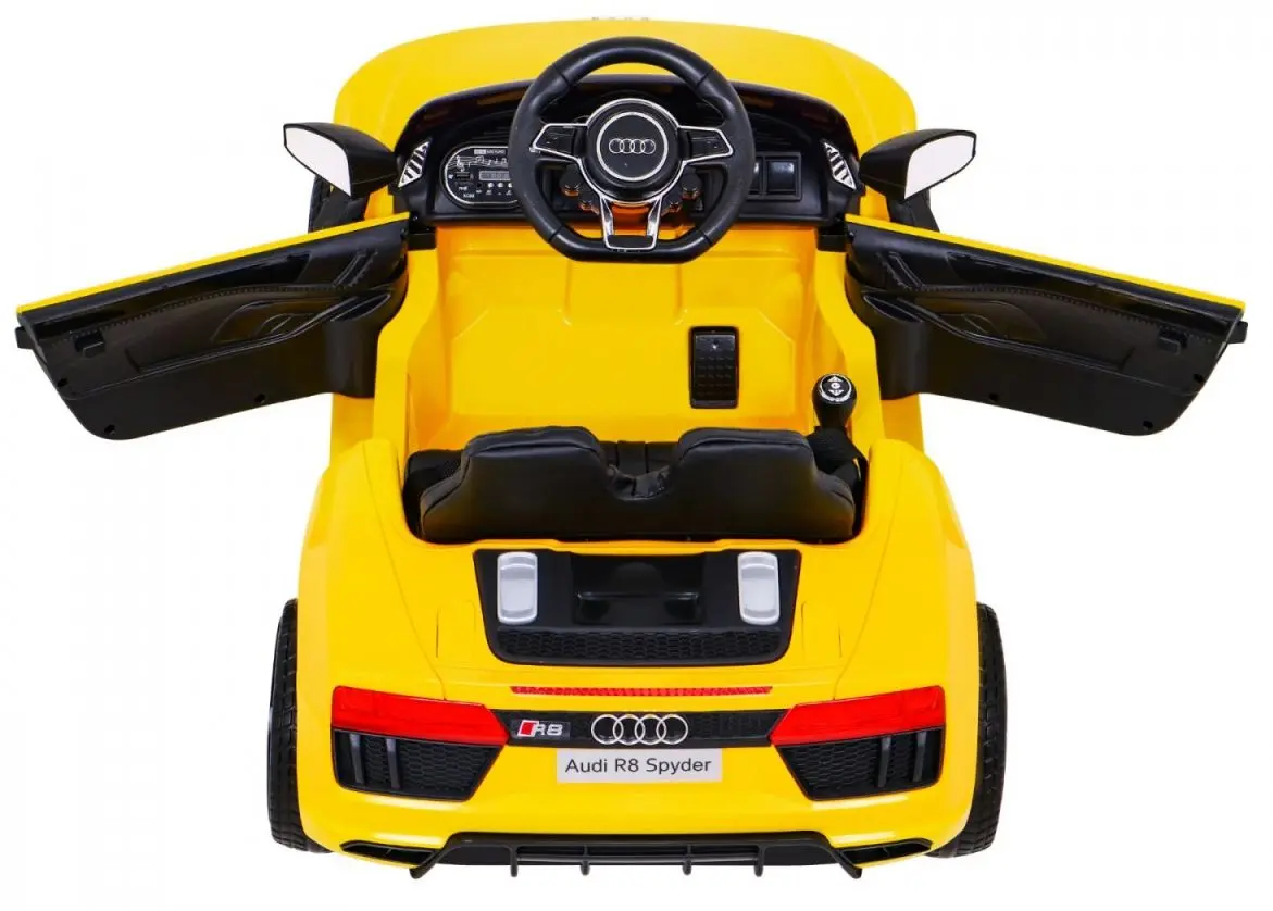 Masinuta electrica Ramiz Audi R8 Spyder Double (Yellow) - 8