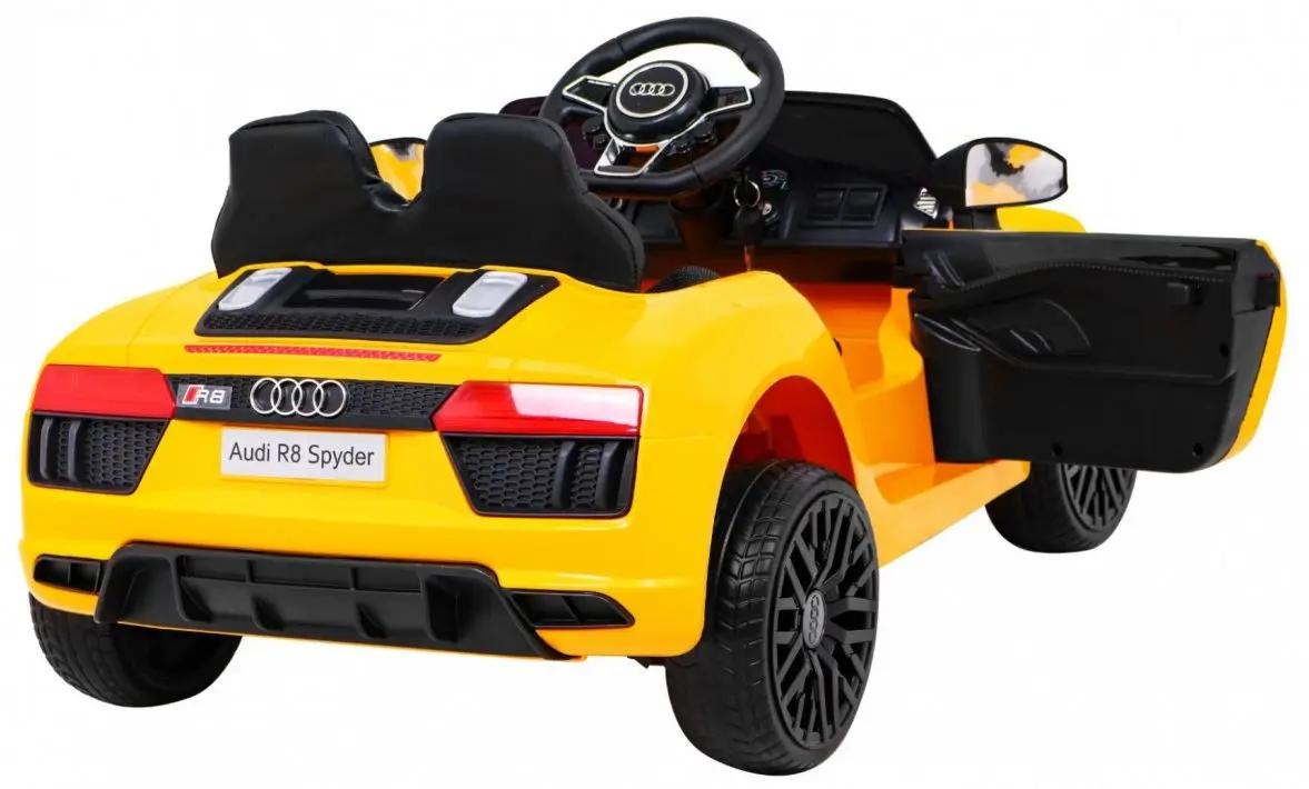 Masinuta electrica Ramiz Audi R8 Spyder Double (Yellow) - 7