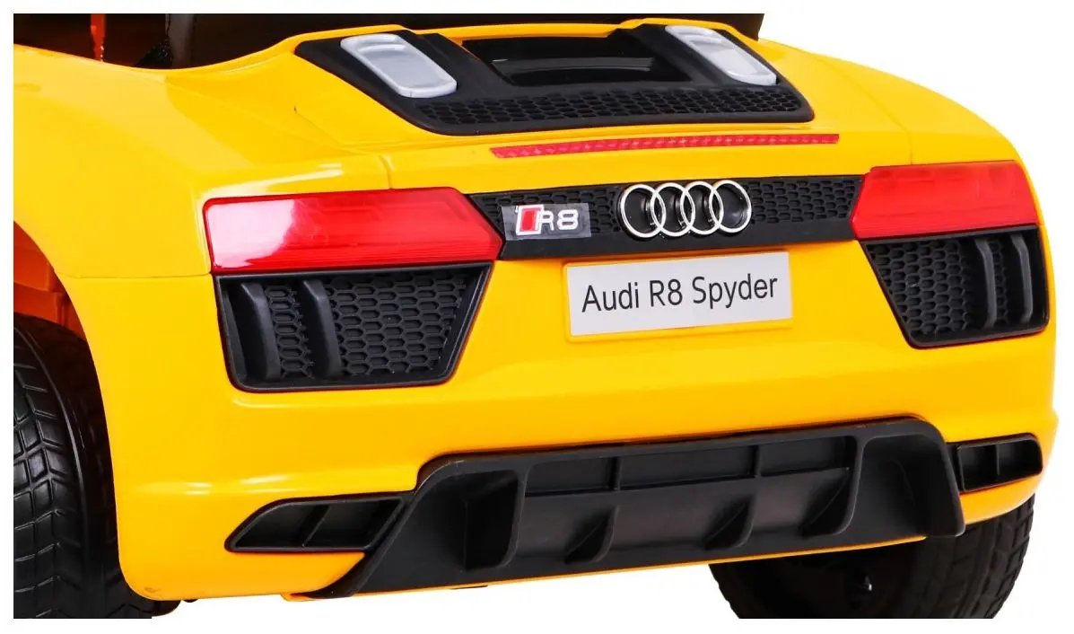 Masinuta electrica Ramiz Audi R8 Spyder Double (Yellow) - 5