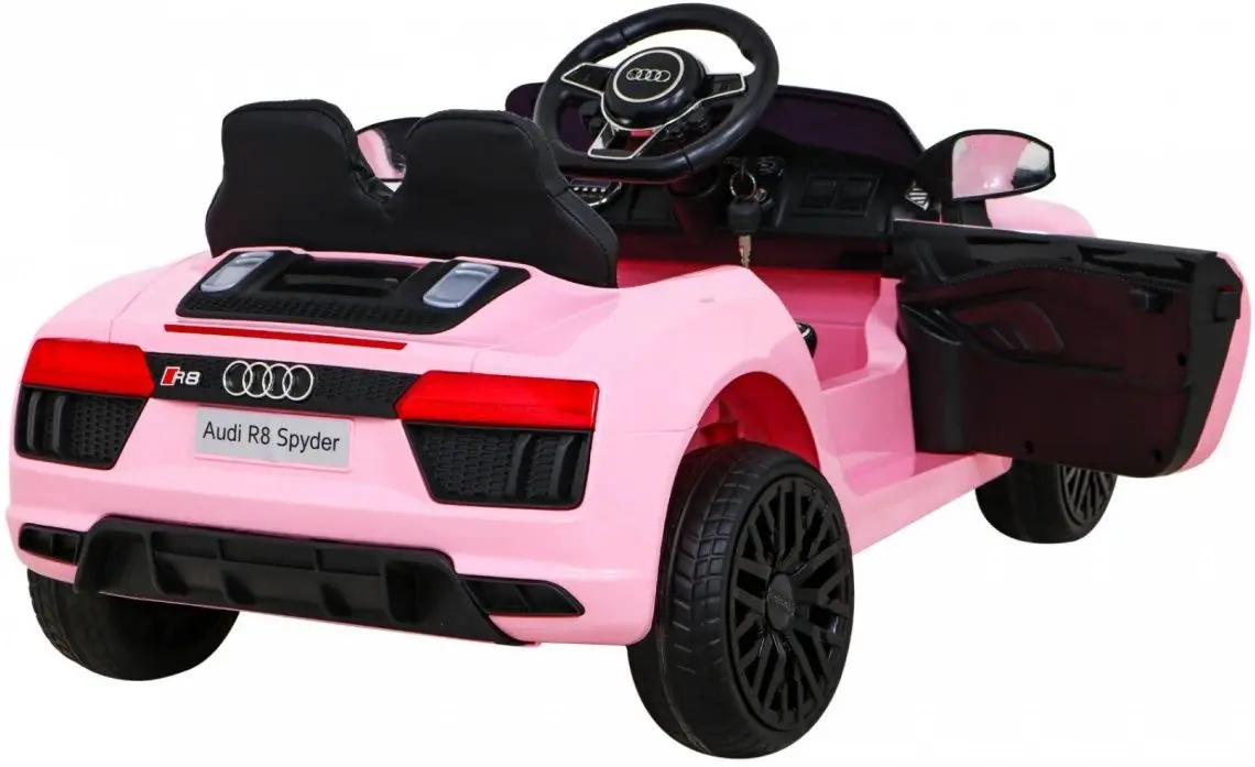 Masinuta electrica Ramiz Audi R8 Spyder (Pink) - 5