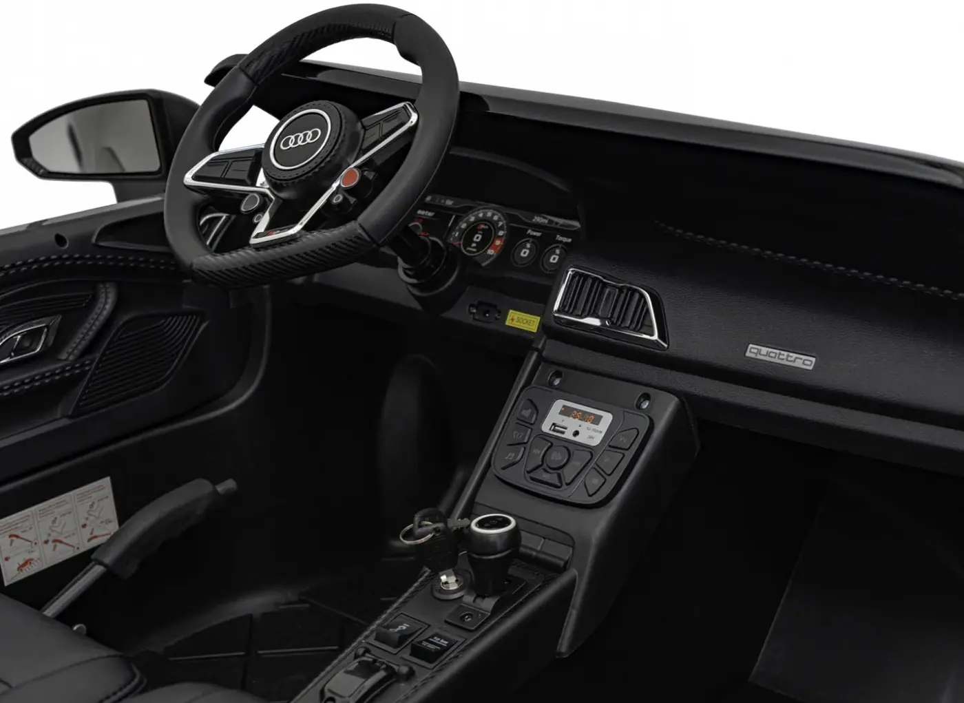 Masinuta electrica Ramiz Audi Spyder R8 Lift (Grey)