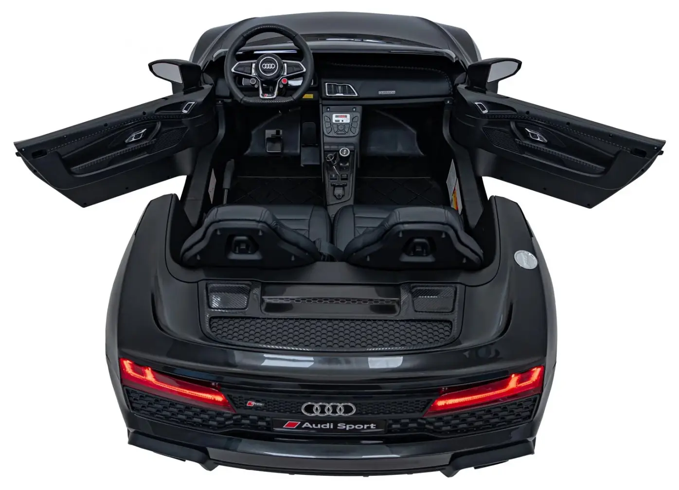 Masinuta electrica Ramiz Audi Spyder R8 Lift Strong (Black) - 6