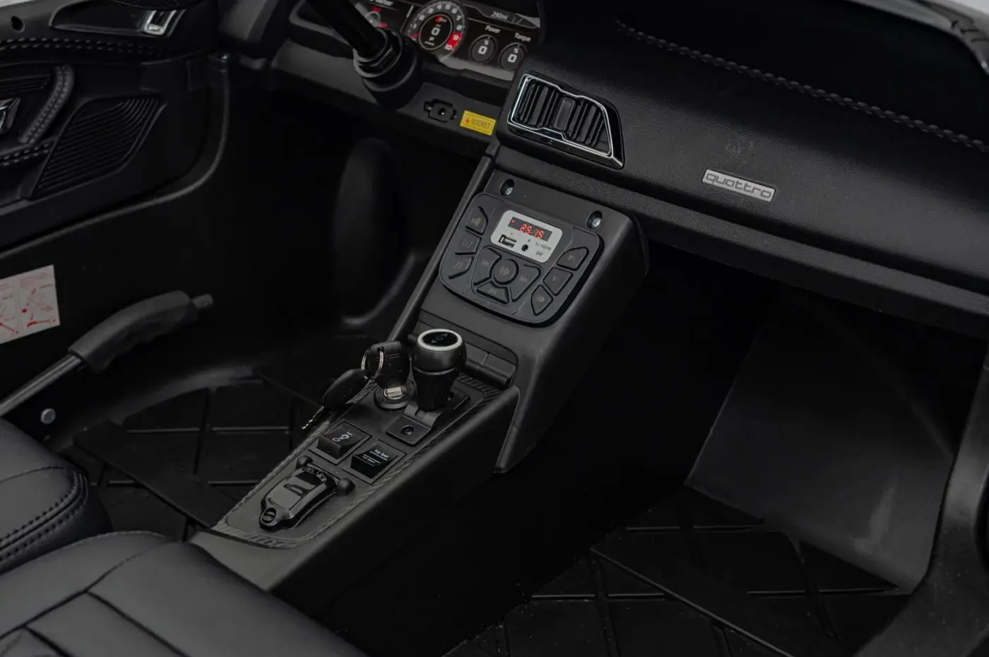 Masinuta electrica Ramiz Audi Spyder R8 Lift Strong (Black) - 7