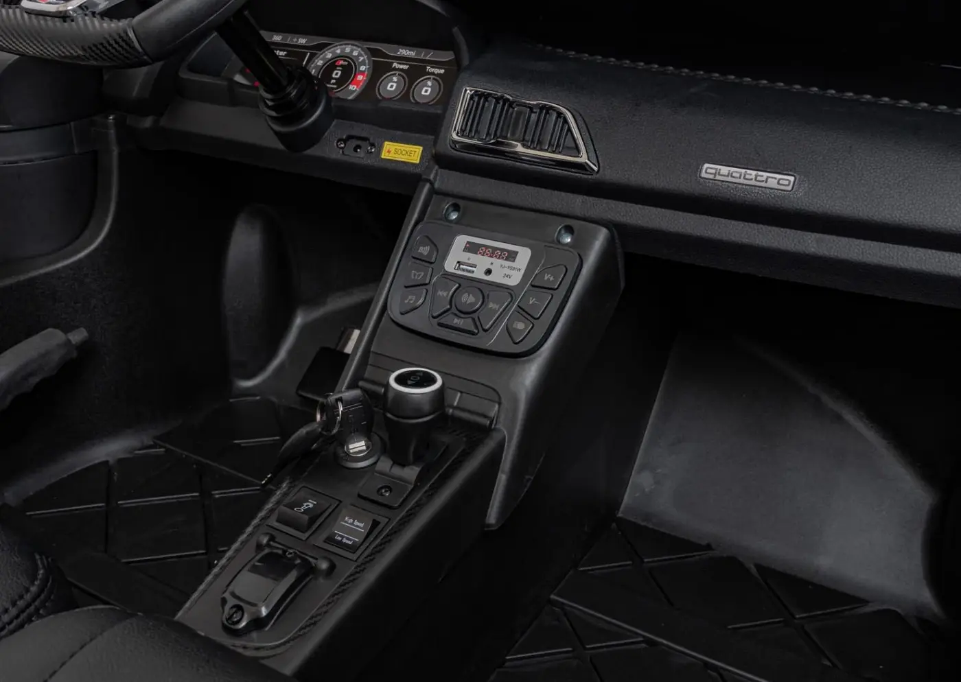 Masinuta electrica Ramiz Audi Spyder R8 Lift Strong (Blue) - 8