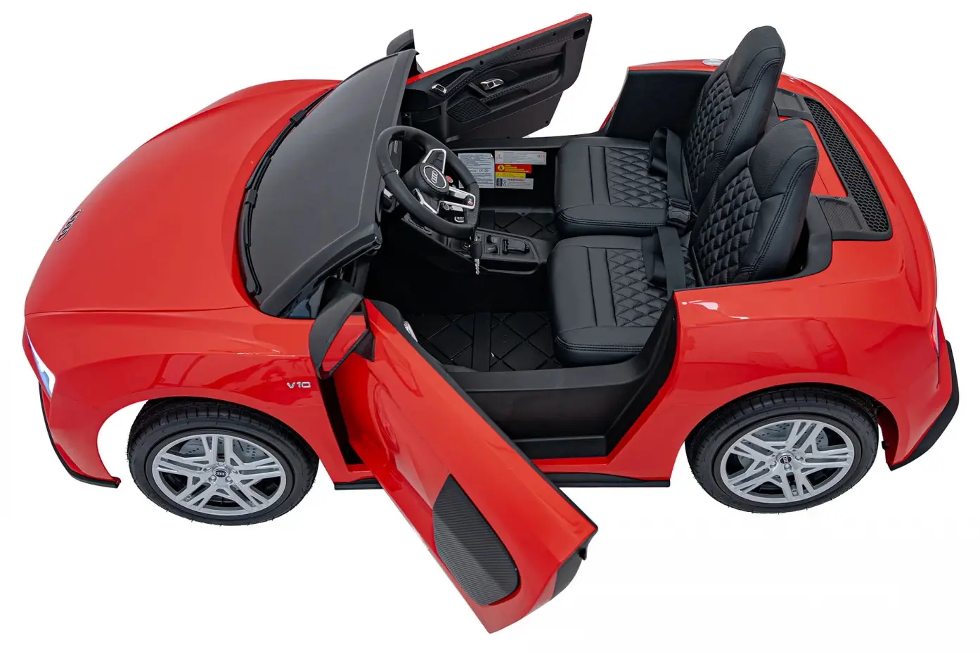 Masinuta electrica Ramiz Audi Spyder R8 Lift Strong (Red) - 7