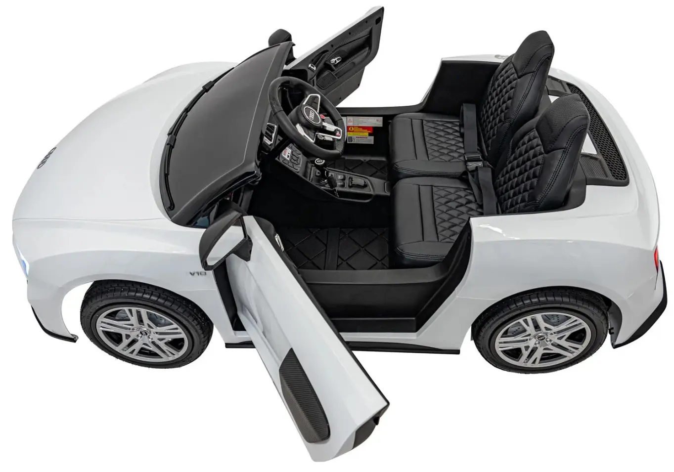 Masinuta electrica Ramiz Audi Spyder R8 Lift (White)