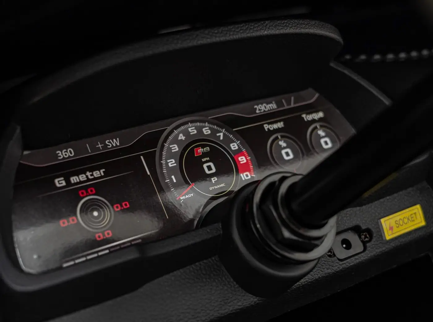 Masinuta electrica Ramiz Audi Spyder R8 Lift (Yellow)