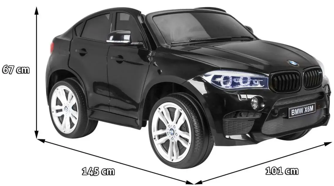 Masinuta electrica Ramiz BMW X6 XXL (Black) - 10