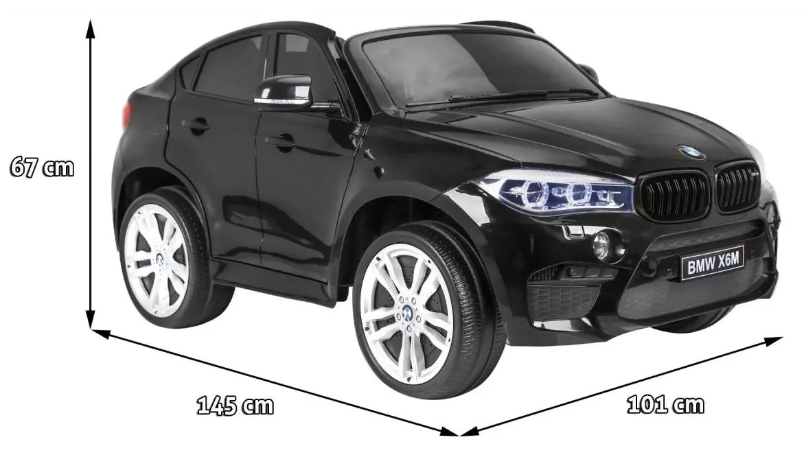 Masinuta electrica Ramiz BMW X6M XXL (Black)