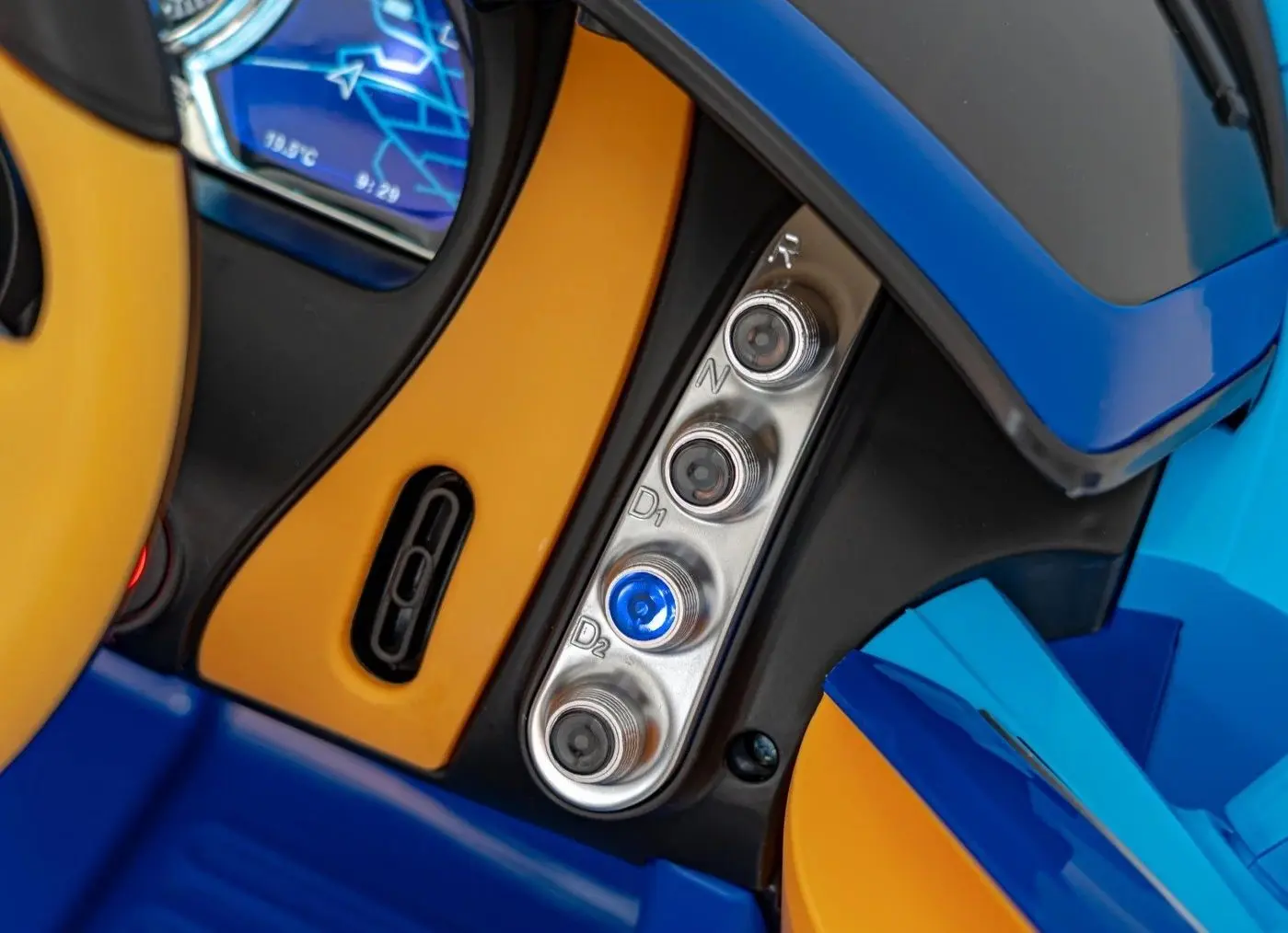 Masinuta electrica Ramiz Bugatti Chiron (Blue)