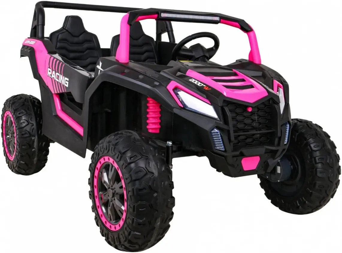Masinuta electrica Ramiz Buggy ATV Racing 4x4 (Pink)