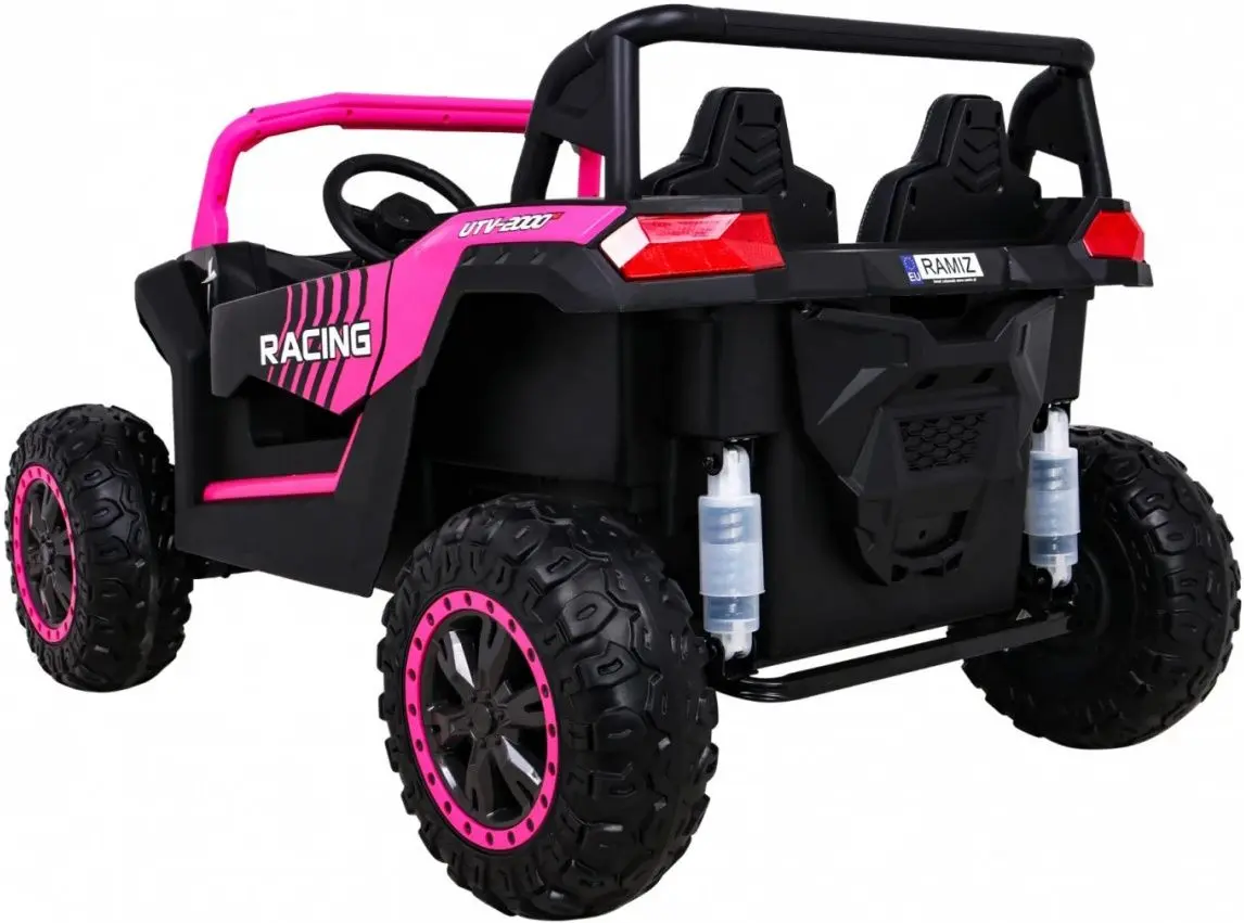 Masinuta electrica Ramiz Buggy ATV Racing 4x4 (Pink)