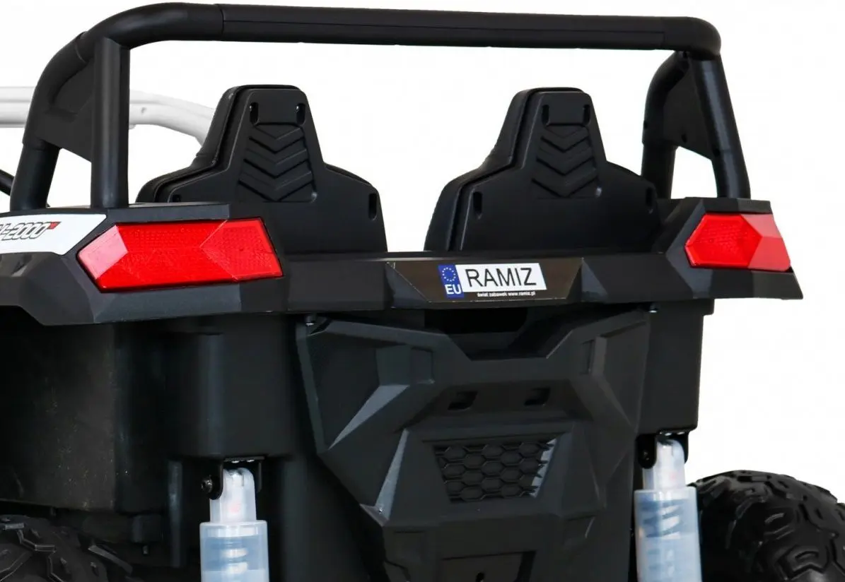 Masinuta electrica Ramiz Buggy ATV Racing 4x4 (White)