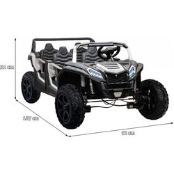 Masinuta electrica Ramiz Buggy ATV Racing UTV2000 (White) Thumb