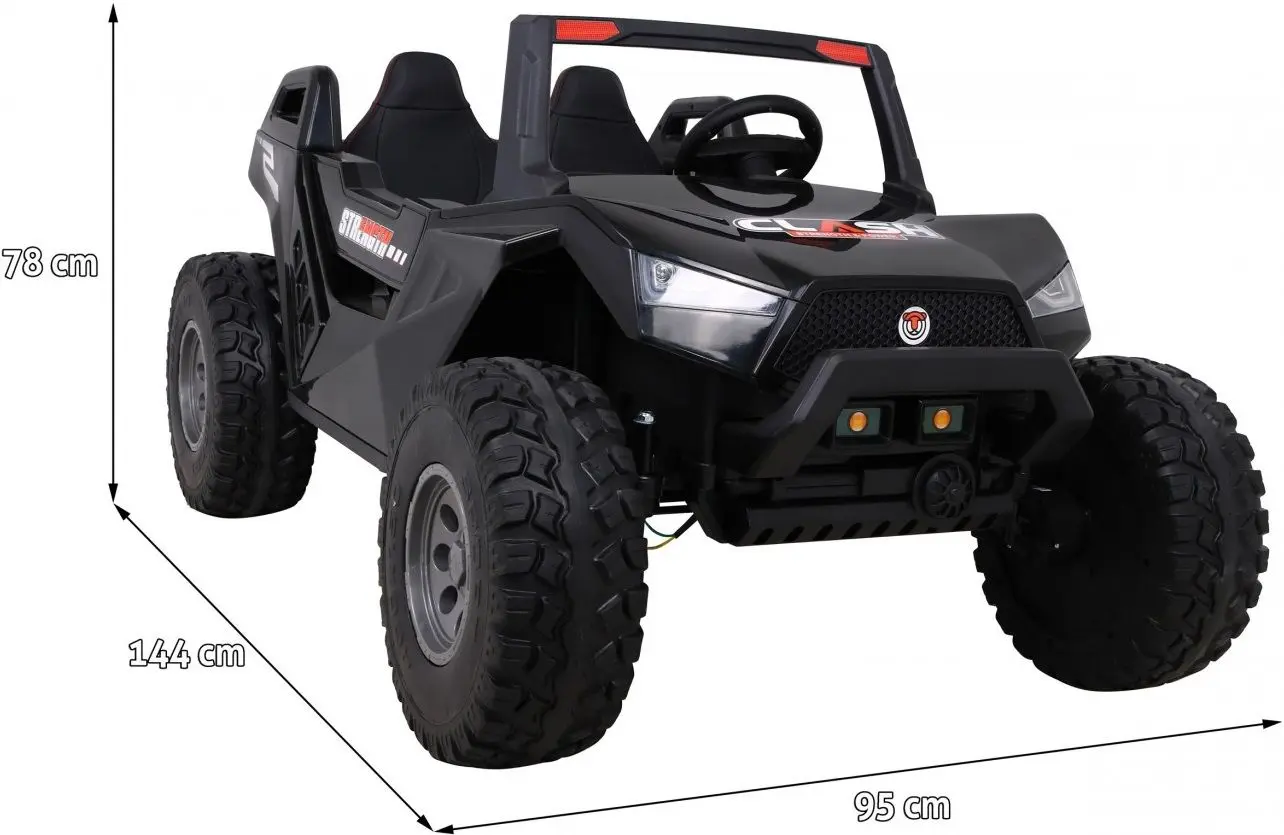 Masinuta electrica Ramiz Buggy Clash 4x4 (Black)