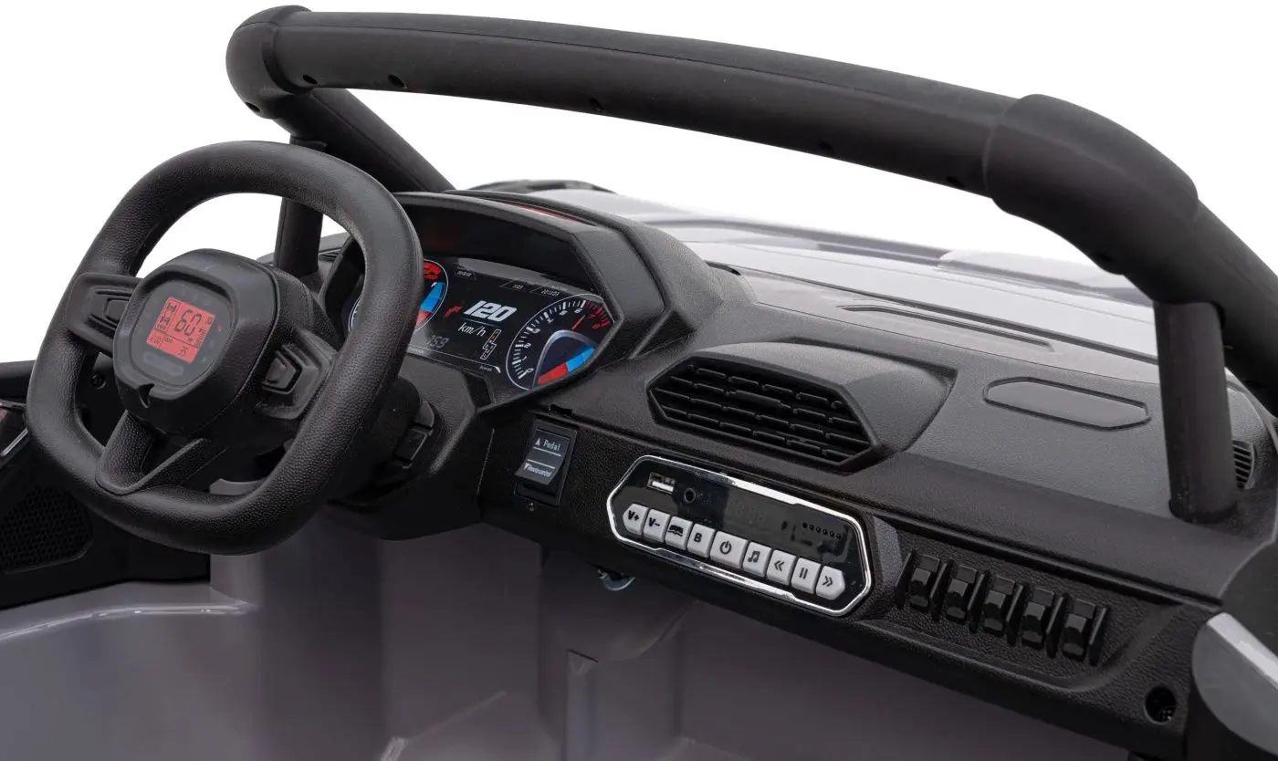 Masinuta electrica Ramiz Buggy Racing 5 (Grey)