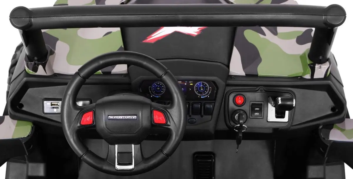 Masinuta electrică Ramiz Buggy SuperStar 4x4 MP3 (Camo)