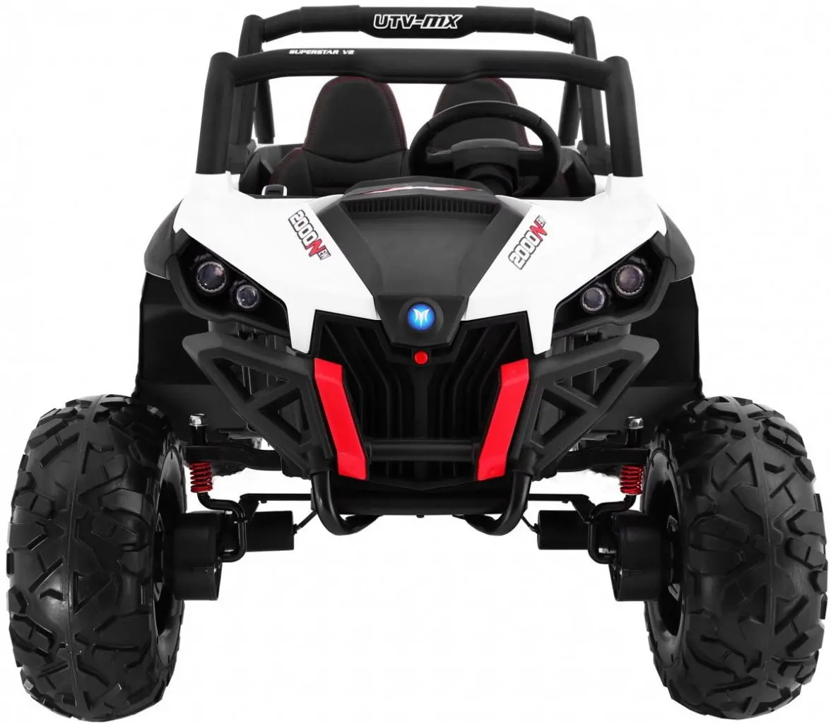 Maşinuţă electrică Ramiz Buggy SuperStar 4x4 (White/Black)