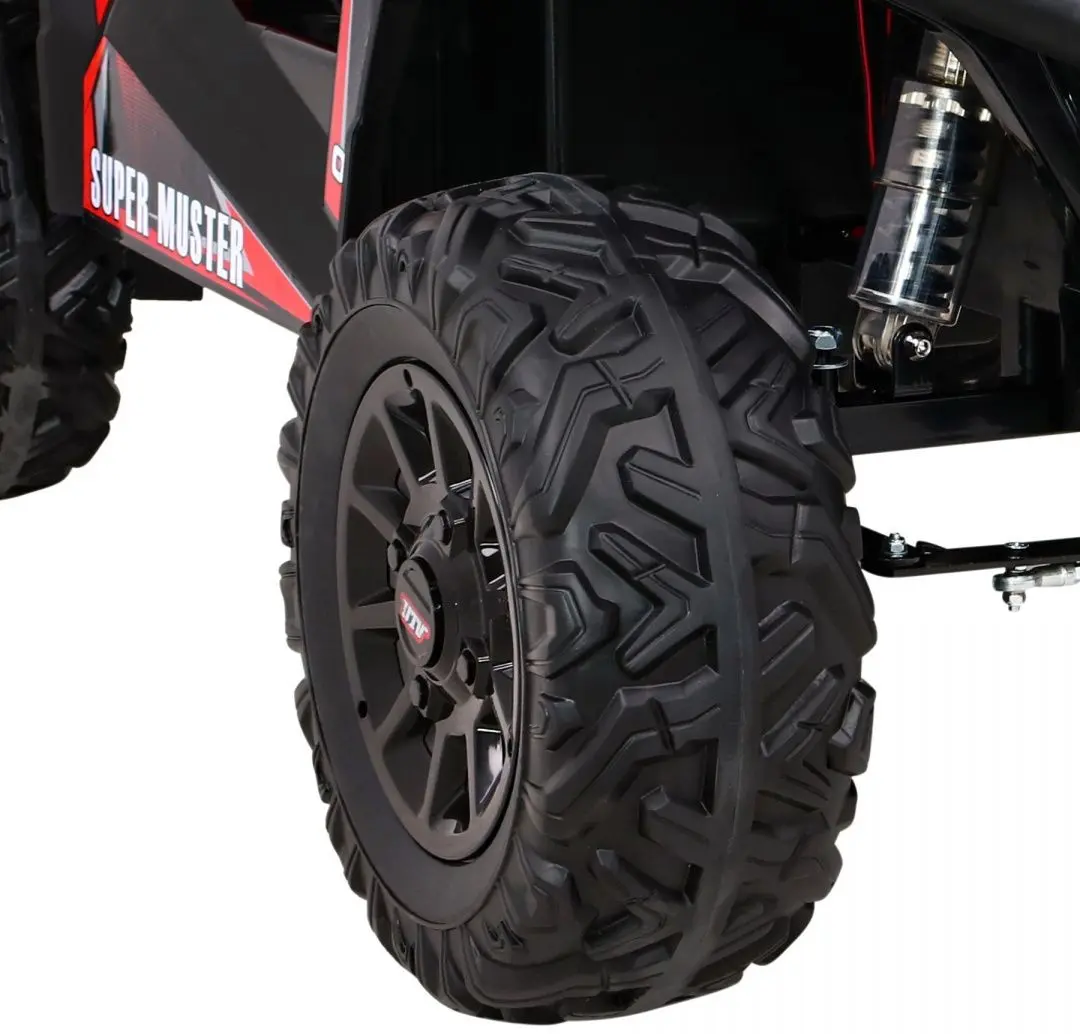 Masinuta electrică Ramiz Buggy UTV (Black/Red)