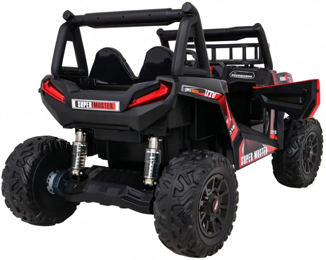 Masinuta electrică Ramiz Buggy UTV (Black/Red)