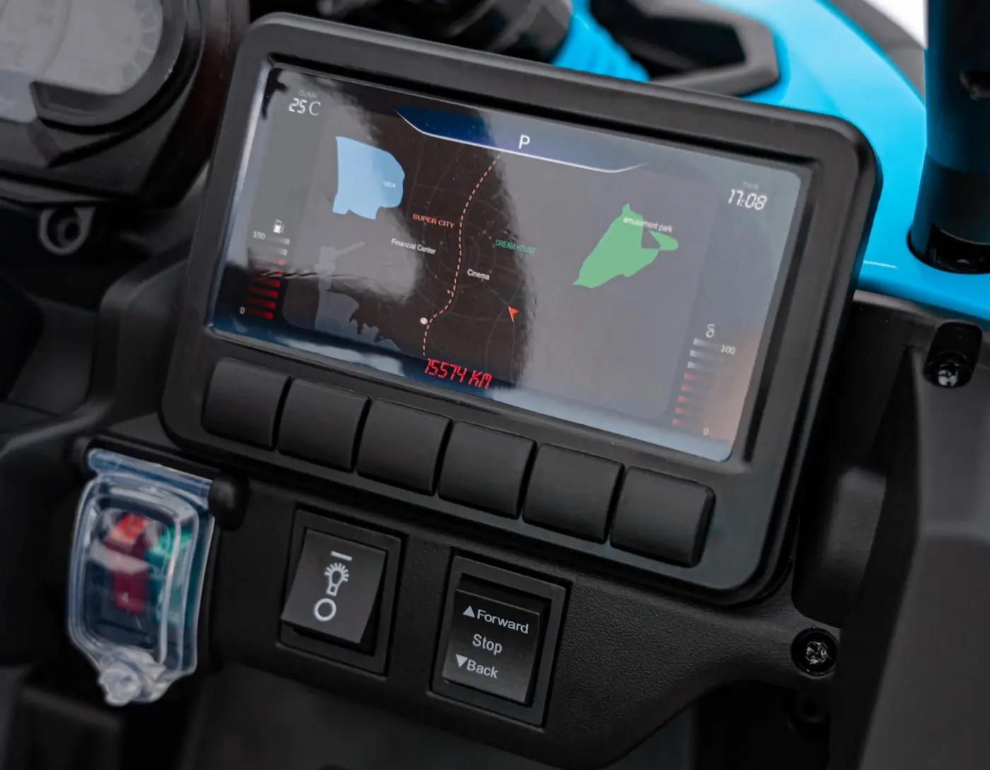 Masinuta electrica Ramiz Can-Am Maverick (Blue)