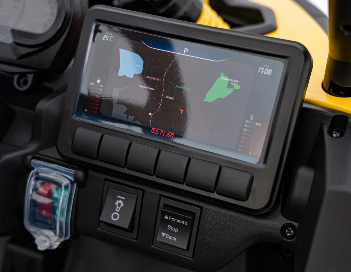 Masinuta electrica Ramiz Can-Am Maverick (Yellow)