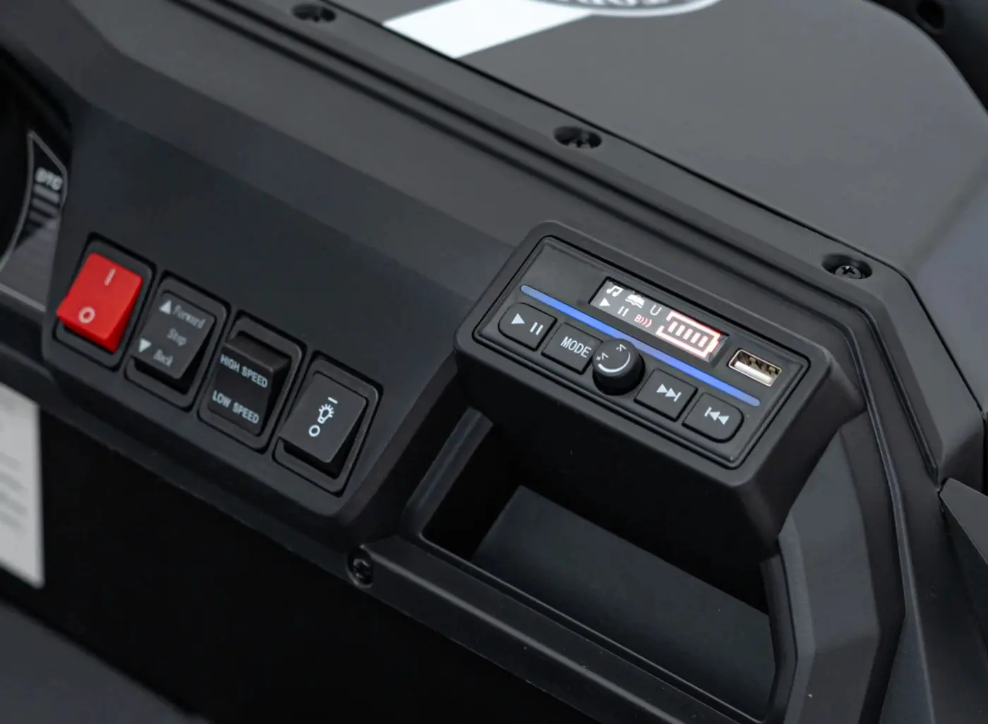 Masinuta electrica Ramiz Champion Pick-Up (Black)