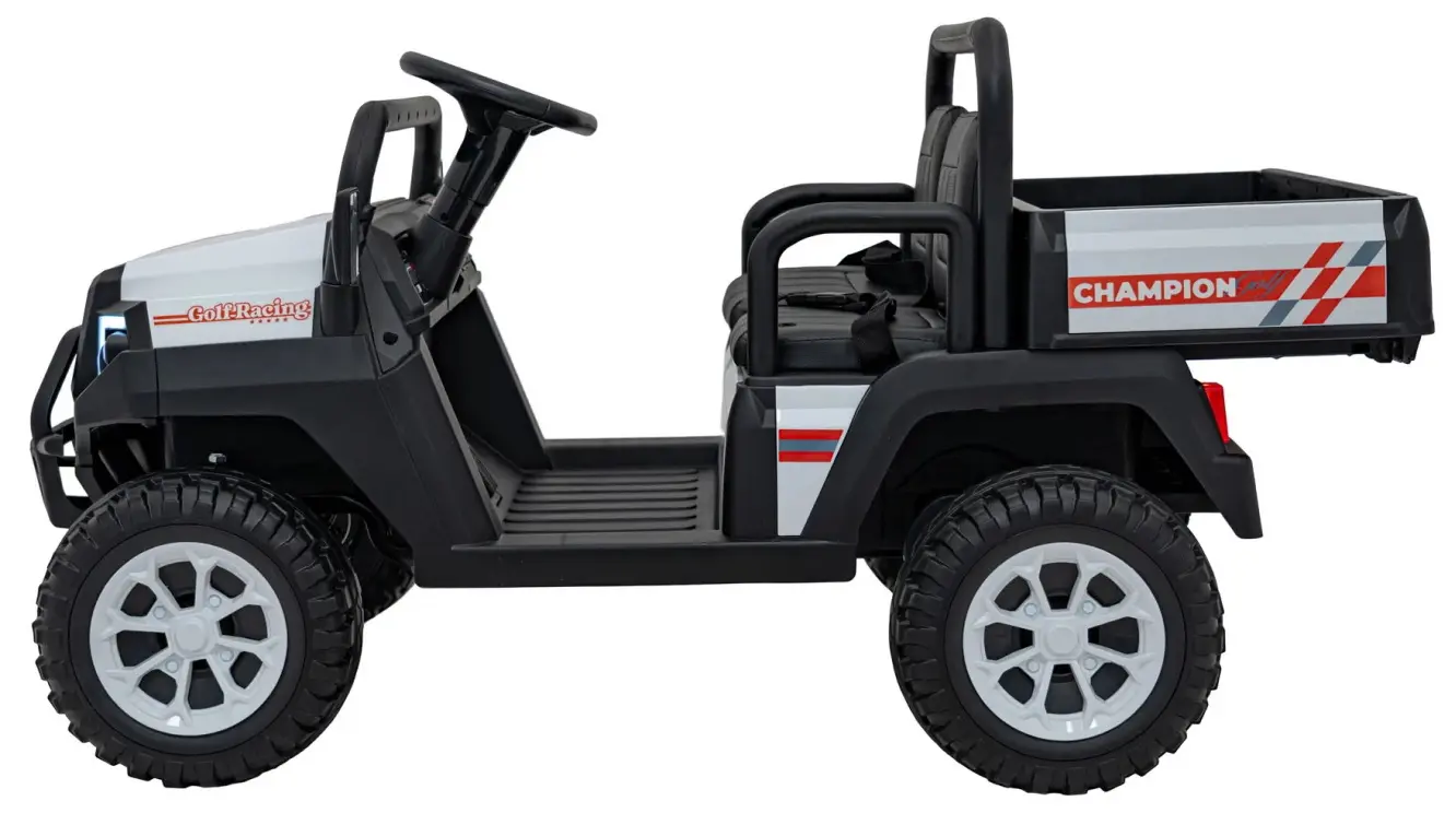 Masinuta electrica Ramiz Champion Pick-Up (White)