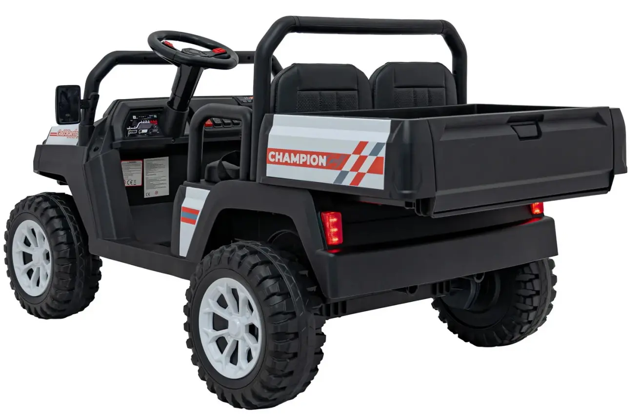 Masinuta electrica Ramiz Champion Pick-Up (White)