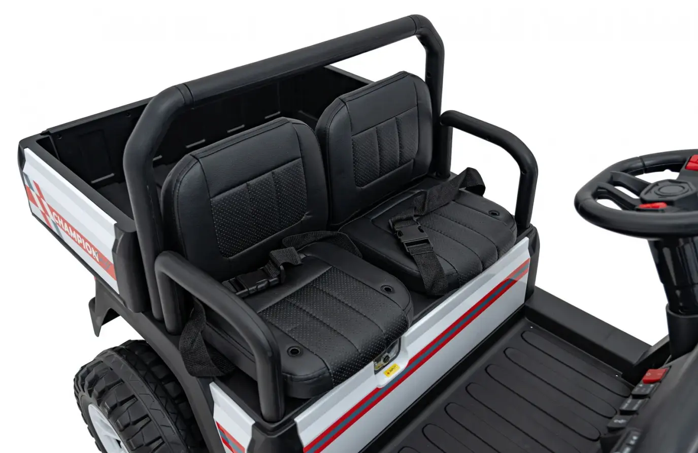 Masinuta electrica Ramiz Champion Pick-Up (White)