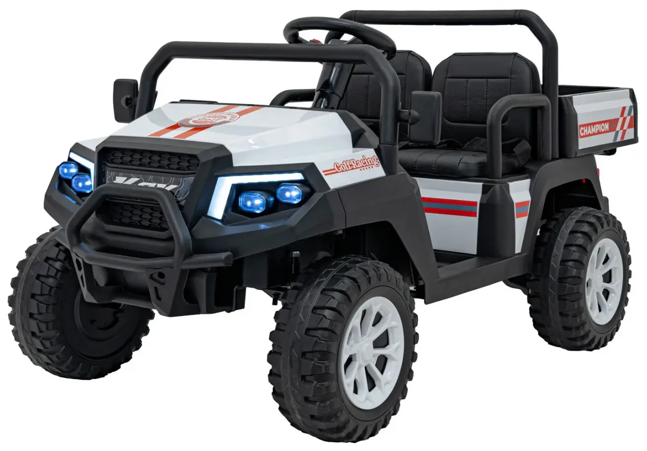 Masinuta electrica Ramiz Champion Pick-Up (White)