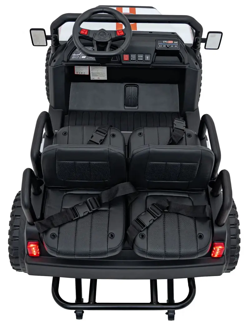 Masinuta electrica Ramiz Champion (White) - 7