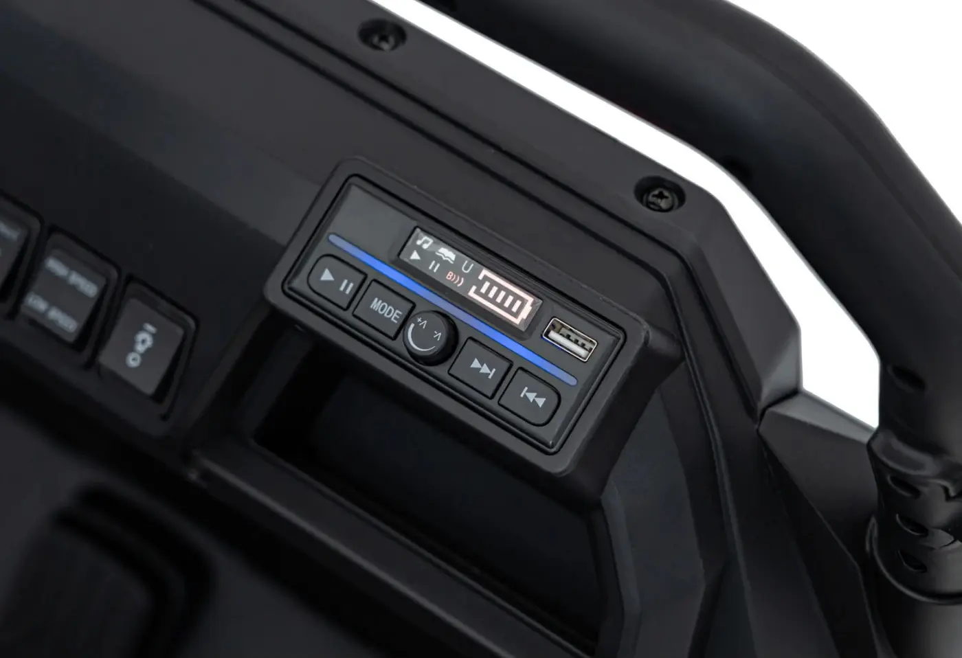 Masinuta electrica Ramiz Champion (White) - 9