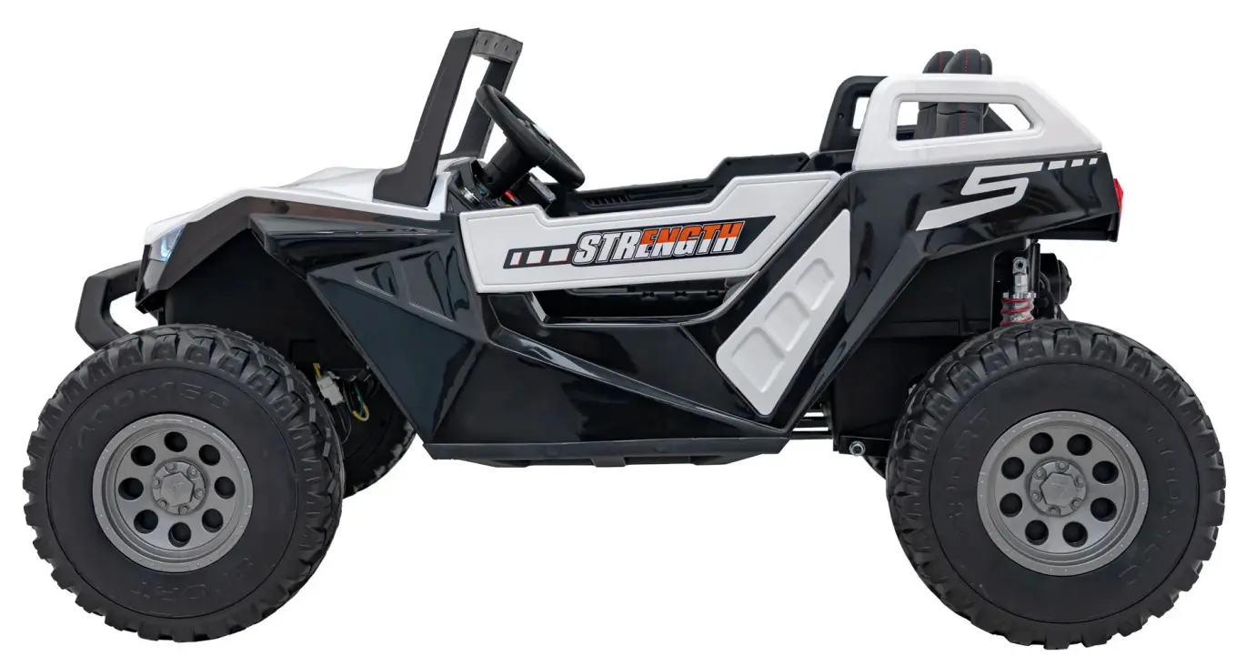 Masinuta electrica Ramiz Clash Strong 4x4 (White)