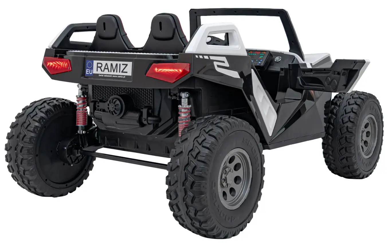 Masinuta electrica Ramiz Clash Strong 4x4 (White)