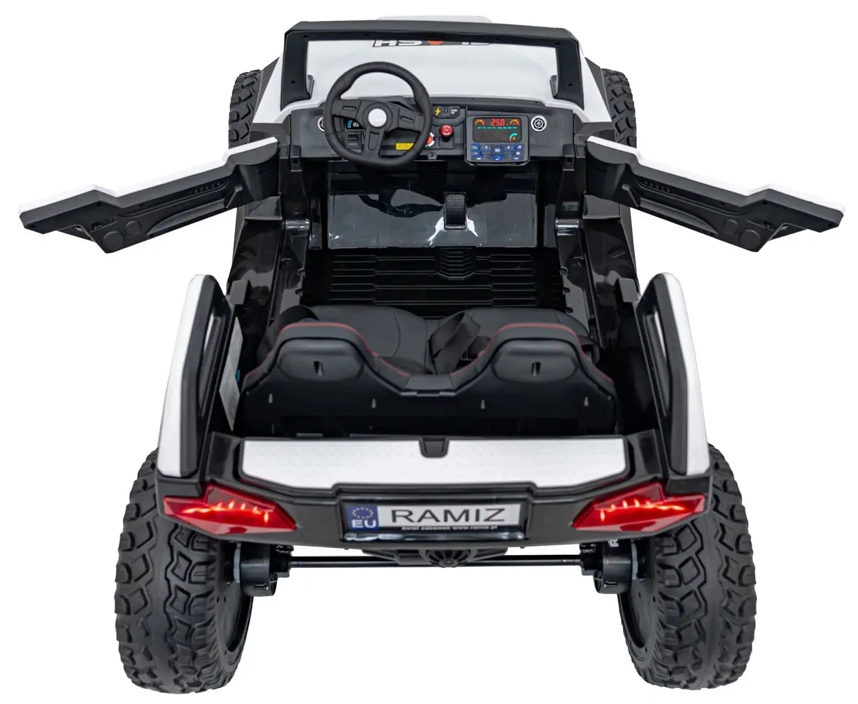Masinuta electrica Ramiz Clash Strong 4x4 (White)