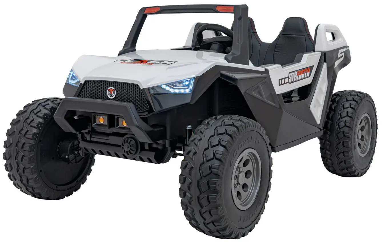 Masinuta electrica Ramiz Clash Strong 4x4 (White)