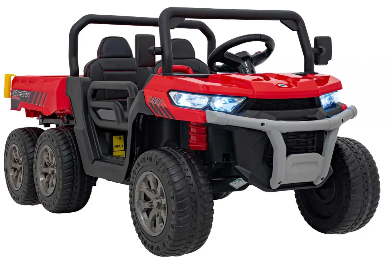Masinuta electrica Ramiz Farmer Truck Speed 900 (Red) - 3