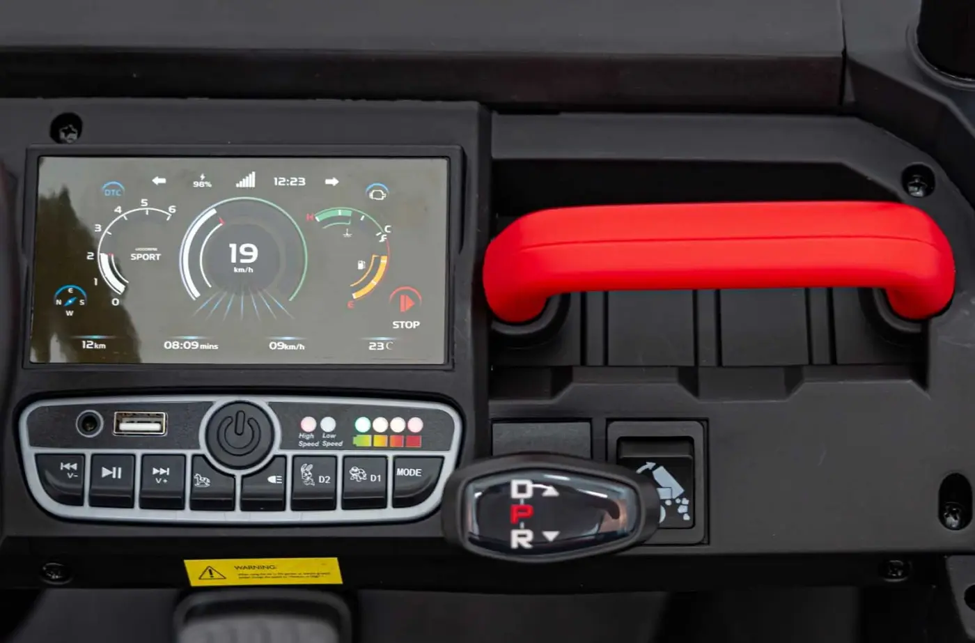 Masinuta electrica Ramiz Farmer Truck Speed 900 (Red) - 10