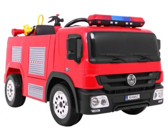 Masinuta electrica Ramiz Fire Rescue (Red)