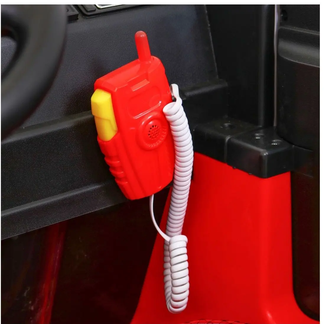 Masinuta electrica Ramiz Fire Truck (Red) - 3