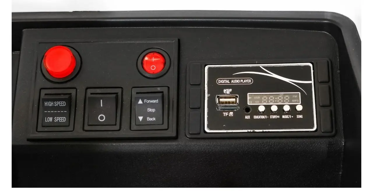 Masinuta electrica Ramiz Fire Truck (Red) - 4