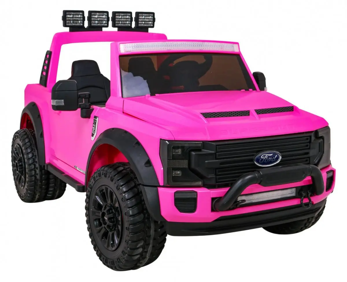 Masinuta electrica Ramiz Ford Super Duty (Pink)