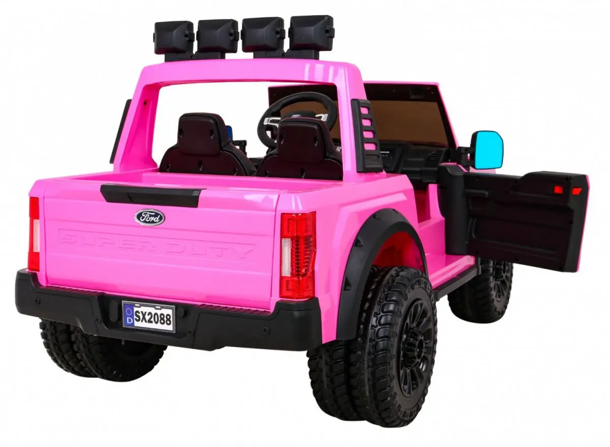 Masinuta electrica Ramiz Ford Super Duty (Pink)