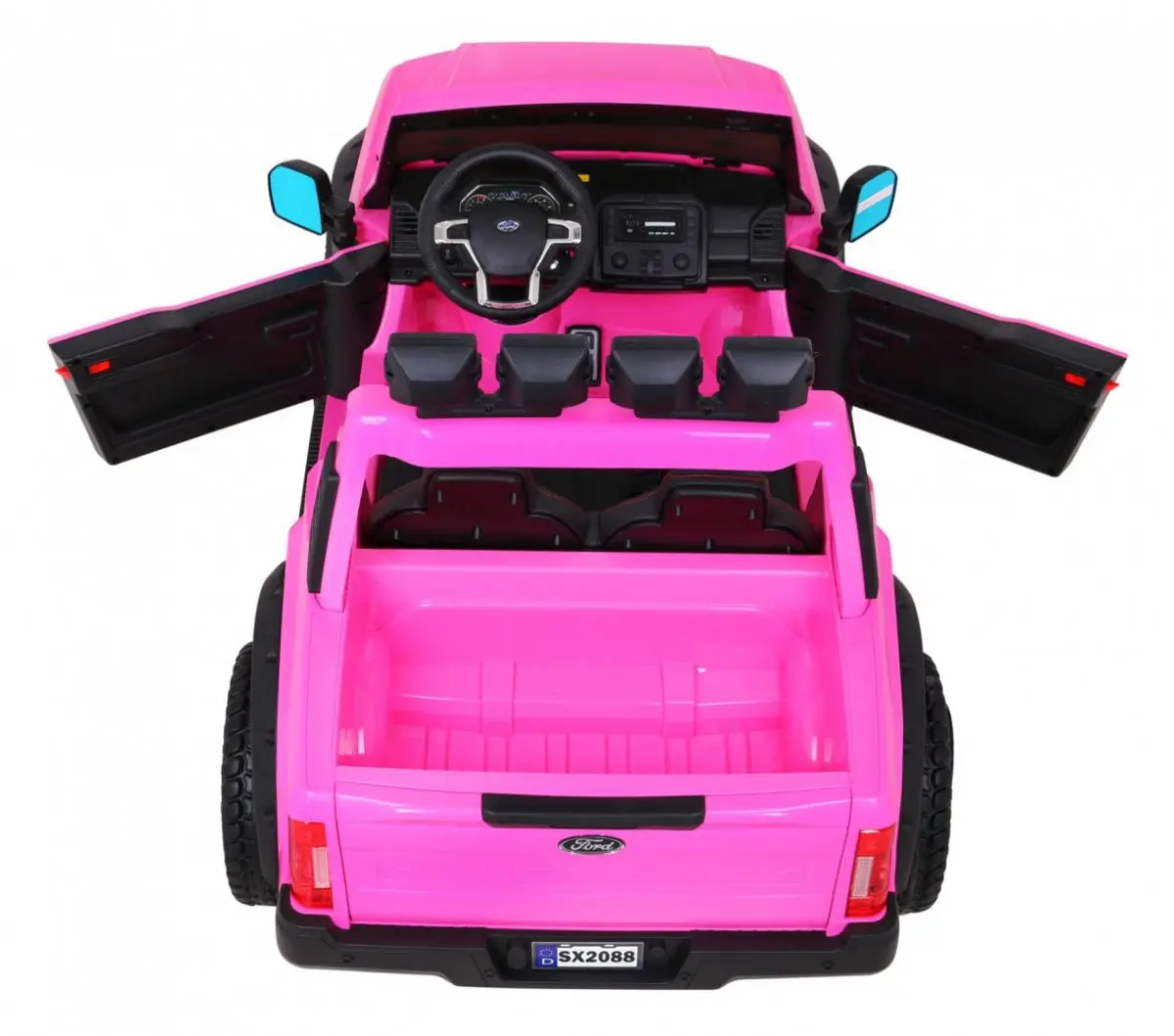 Masinuta electrica Ramiz Ford Super Duty (Pink)