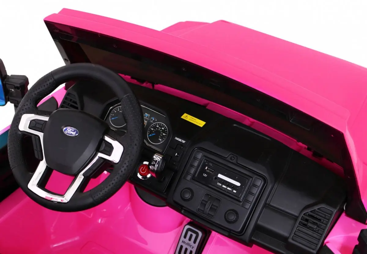 Masinuta electrica Ramiz Ford Super Duty (Pink)