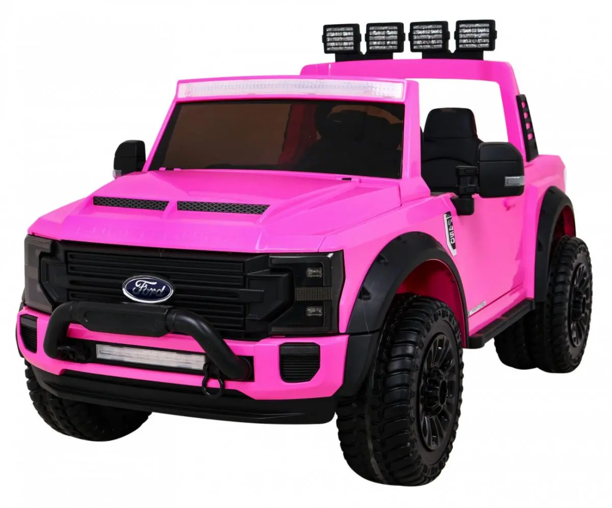 Masinuta electrica Ramiz Ford Super Duty (Pink)
